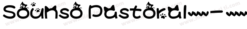 Sounso Pastoral英文字体字体转换